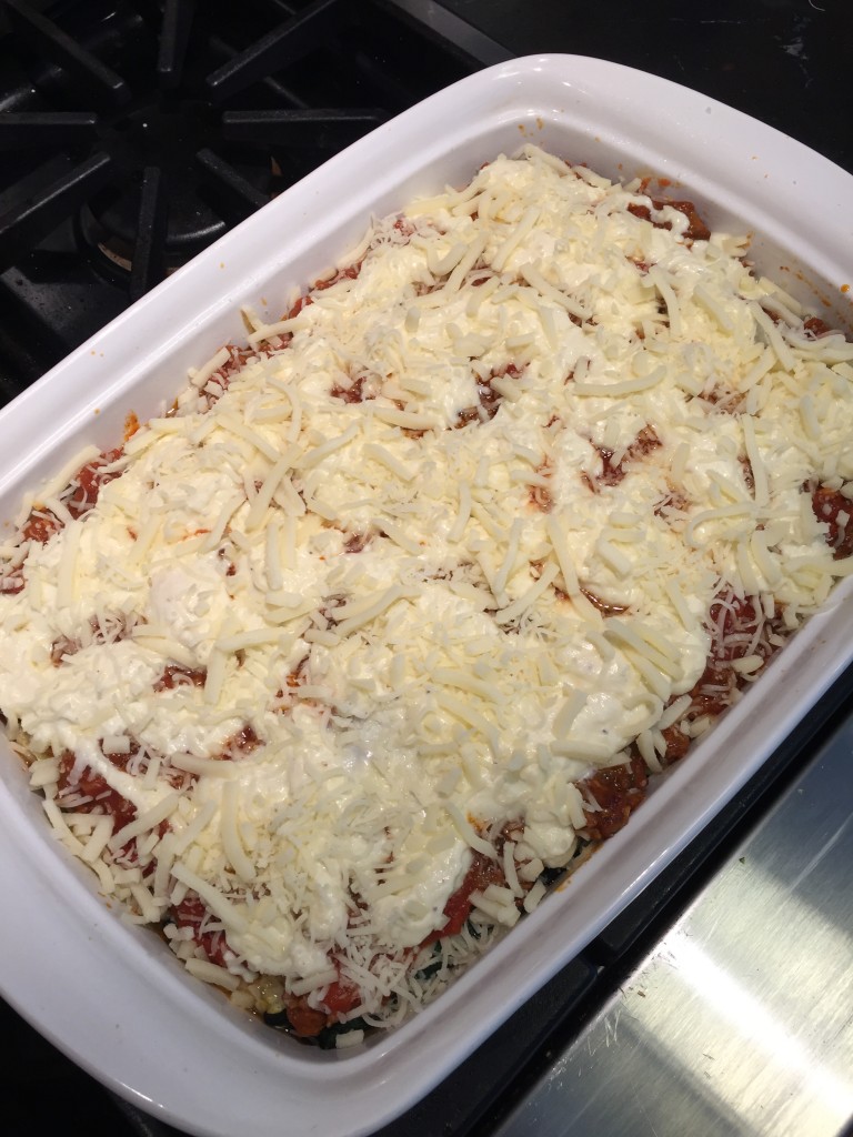 Zucchini “noodle” lasagna – Due Cellucci